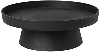 Broste Copenhagen Holger Kerzenplatte Alu Black Ø 35 cm