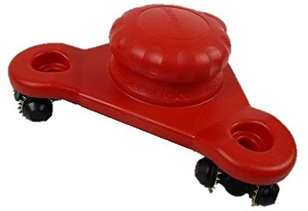 DOCTOR-SAN Tapetenperforator Tapetenroller Tapetentiger Nagelwalze 3 Rollen Kunststoff rot