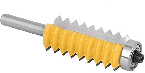 Fraise à bois - Outil de travail du bois - Traitement de bâche pour le travail du bois - Modèle de surface (couteau à denture multiple 8 x 55)