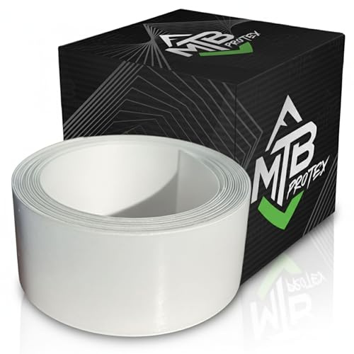 Cinta de protección de marco de bicicleta de 25 mm – Cinta de helicóptero autoadhesiva – Brillo transparente – Diseñado y fabricado específicamente para proteger tu bicicleta de astillas, arañazos y
