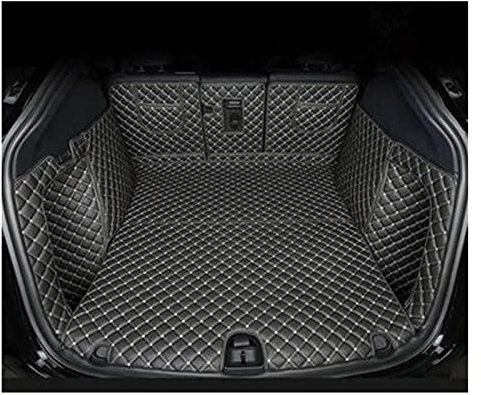 Auto Kofferraumschutz Für Tesla Für Model Y 2021 Kompletter Satz Kofferraummatten Cargo Liner Mats Boot Carpets Kofferraum Matte (Farbe : Black beige)