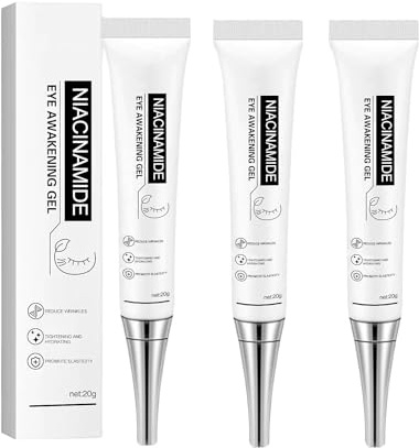 Gel per il risveglio degli occhi alla niacinamide, gel illuminante per le occhiaie e le borse, crema per gli occhi illuminante alla niacinamide, crema per gli occhi illuminante alla niacinamide, riduz