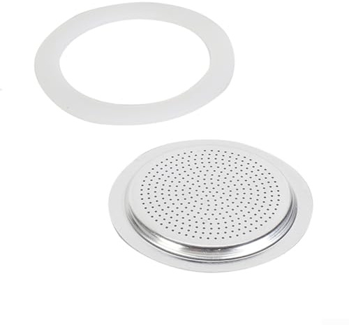 wenyouya Joint d'étanchéité en silicone pour cafetière, expresso, moka - Accessoires pour cafetières (3 tasses + tamis )