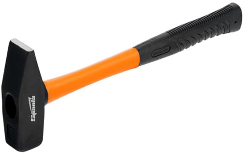 Schlosserhammer 1000 g, Glasfaserstiel/Hammer/Ingenieurhammer/Stahlhammer/Werkzeug