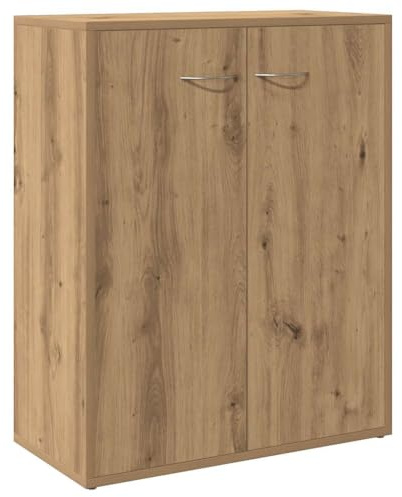 vidaXL Aparador de Madera de ingeniería Roble Artisan 60x30x75 cm, Armario, Armario de Almacenamiento, Armario Auxiliar, Armario aparador