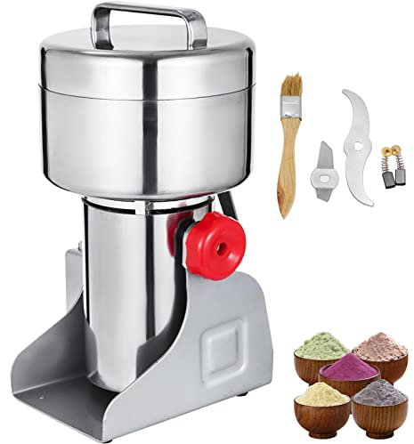 Molinillo de café de grano eléctrico de 350G, 750G, 1000G, máquina de molienda de acero inoxidable for triturar trigo, hierba, soja, mijo, maíz(Capacity 750g)