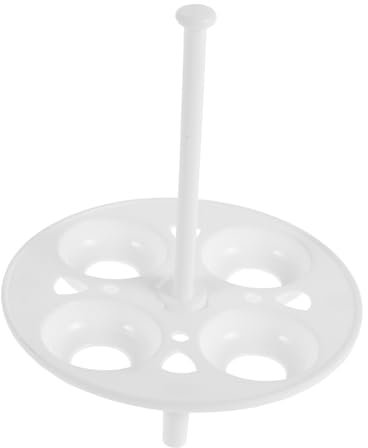 Gatuida 2 Piezas Rejilla de Vapor Huevos Soporte Cocción y Hervido de Huevos Resistente Altas Ollas de Salud y Cocinas de Inducción