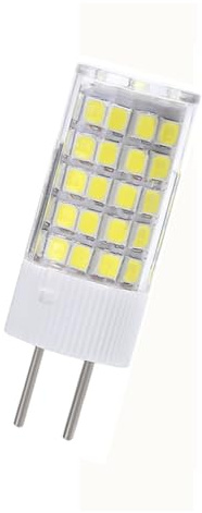 DLEDMOP GY6.35 LED Bulb 220V 7W Warm White 2700K T4 JC Type Bi-pin GY6.35 Base 50W Halogen Bulb Equivalent for Chandelier Wall Sconce(7W-1PCS/warm White)