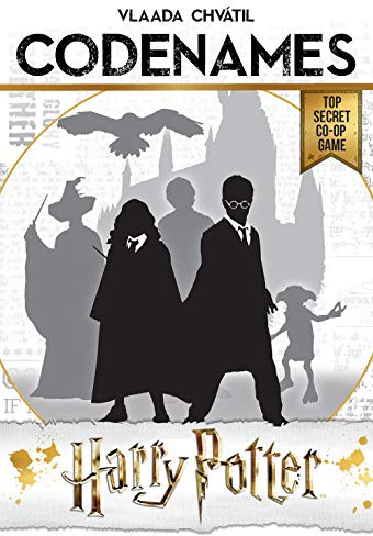 The OP USAopoly - Codenames Harry Potter - Brettspielklassiker im Thema , Filme - Offiziell lizensiert - Für 2 bis 8 Spieler - Ab 11 Jahren - Englisch
