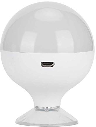 Sonew LED Makeup Glühbirne, Schminkspiegel Beleuchtung Mit Saugnapf, Wiederaufladbare Make-up Glühbirne mit Einstellbaren Lichtfarben für die Badezimmer von Badezimmerspiegeln(Weiß)