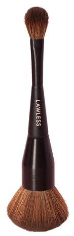 LAWLESS Women's Dual Ended Powder Brush, 1 Count