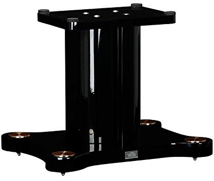 BTZHY Speaker Stands,One Bookshelf Piano Paint Process, Professional Desktop Audio Accessories With Vibration Absorption, With Carpet Spikes
