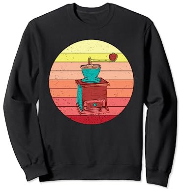 Moulin à café manuel rétro amant broyage grains de café Sweatshirt