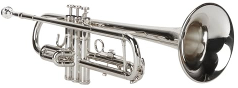 Tromba in Sib, Set di Tromba Standard in Sib Professionale con Bocchino e Panno per la Pulizia, Strumento a Fiato per Tromba per Studenti Bassi per Studenti, Principianti, Adulti