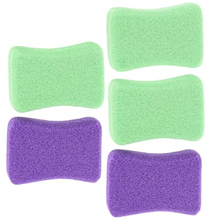 Ipetboom Pediküre Peeling Einfach zu Trocknen und Platzsparend aus Pu mit Bimsstein 5 Stück zur Entfernung Abgestorbener Haut Zufällige Farbe für Fußpflege zu Hause