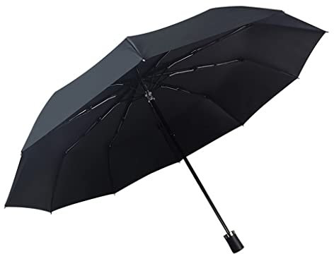 MYVVKIA Compact Umbrella for Travel Business Umbrella Ten Bone Color Plastic Parasol Sun Protection Three Fold Sunny Umbrella Outdoor Sun Umbrella Travel Umbrella
