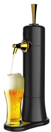 WYJRO Grifo Cerveza para Casa,Dispensador De Cerveza,Grifo De Cerveza Portatil,Máquina De Espuma De Cerveza Ultrasónica