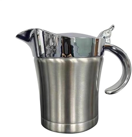 Saucière avec couvercle | Bol à sauce en acier inoxydable | Pot à sauce portable à double couche - Accessoire de table à manger pour la cuisine à la maison