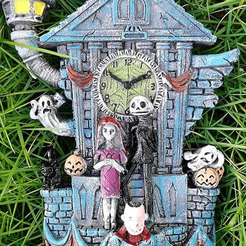 ZJchao Reloj de Cuco, Relojes de Cuco Reloj de la Casa del Bosque, Reloj de Cuco de Halloween único Relojes de Cuco para Pared con El Reloj de Pared Decorativo Es Versátil y Adecuado