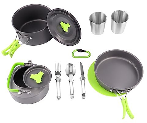 SUPVOX Accessoires De Cuisine De Camping Pliables Légers pour Frire Cuire Vapeur Et Mijoter avec Planche à Découper