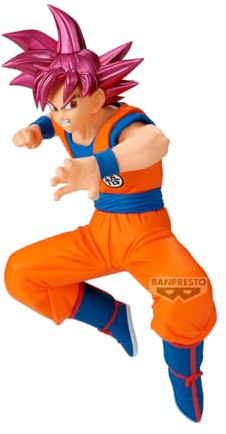 Banpresto Figurine d'action Goku Super Saiyan God (Vs Beerus) Dragon Ball Super - Match Makers 12 cm - Multicolore BP29200P - Figurine à Collectionner - Optimal pour Les Fans d'Anime