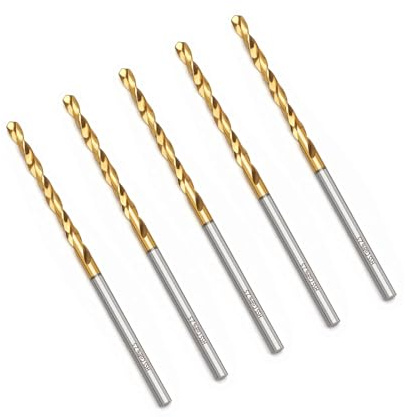 HSAWBIT BOX OF 5 x 2.5MM M42 HSS DRILL BIT SET/METAL DRILL BITS FOR HARD METALS/COBALT DRILL BITS FOR STAINLESS STEEL, CAST IRON, Copper