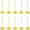 10 chiodi lunghi per tappezzeria, 18 mm x 50 mm, chiodi a testa piatta per mobili, puntine per pollice, puntine in metallo, per mobili, divani, testiere, decorative, oro, 1,8 x 5,1 cm