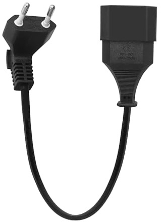 LANMINGLEL Cavo di prolunga con spina europea, 2 x 0,75 mm², 2,5 A, 250 V, per TV, computer, monitor, proiettore, elettrodomestici