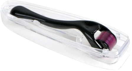 CrafTreat Derma Roller 0.25mm – 540 Titanium Microneedles for Cosmetic Use – Skin Tool for Men & Women