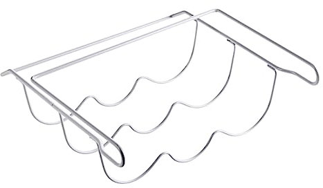 VALICLUD Iron Beer Holder and Beer Shelf Fridge Storage Rack White Iron Hanging Refrigerator Organizer Wine Bottle and Organizer for Kitchen and Bar Use