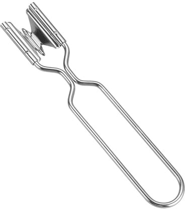 Ronyme Extracteur d'œil d'ananas en Acier Inoxydable, Outil de Cuisine Polyvalent et Ergonomique en Forme de V, Pince pour œil d'ananas pour la