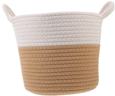 UPKOCH Panier Tissé Corde de pour Plantes et Rangement Corbeille Décorative Vintage pour Fleurs et Divers Objets Petit Modèle pour Décoration Intérieure et Organisation