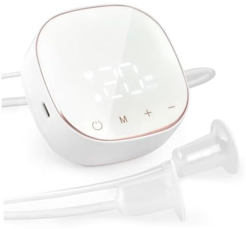 Corrector de pezones - Extractor de pezones eléctrico recargable para planos invertidos, con 6 cubiertas de silicona para mayor comodidad