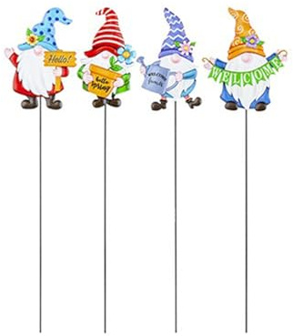 Vibrant & Charming Assorted Design Gonk Garden Stake - Perfect Decorative Accent for Your Outdoor Sanctuary - 1 Pc