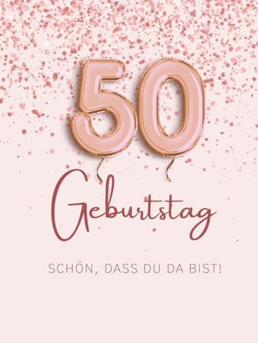 Gästebuch 50. Geburtstag zum Ausfüllen & Ankreuzen | Hardcover Gästebuch Geburtstag 50 Frau Gästebuch Mann lustig | Kreatives Geburtstag Gästebuch mit ... zum Ausfüllen | Originelle Geschenkidee