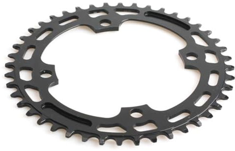 CYMKYQ Kettenblatt,Fahrrad Kettenblatt Fahrrad Einzelkettenring BCD 120mm 36T - 56t Kreiskettenring 4 Arme schmale breite Zähne(Color:44t)