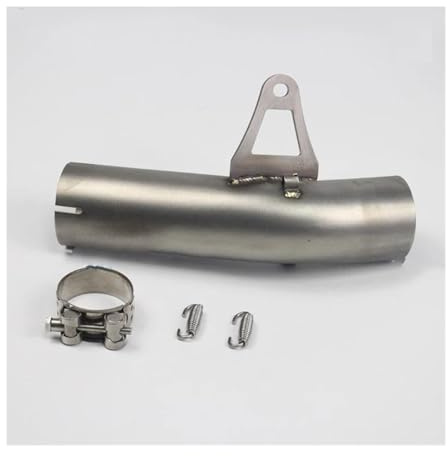 SKINII Pot Moto Pot Echappement pour BMW S1000RR 2010-2014 Silencieux D'échappement Moto Modifié en Acier Inoxydable Tuyau Liaison Intermédiaire Slip on Pot d'échappement