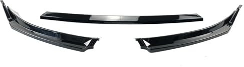 Front Spoiler Lippe Für VW Für Golf MK6 6 Standard Für TSI Für TDI Für MPI 2008-2013 Frontstoßstange Lippe Autospoiler Splitter Diffusor Glänzend Schwarz Frontstoßstange Lippe(Glossy Black)