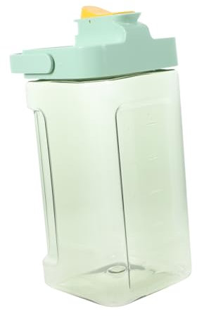 LALADEFIEE Dispensador De Bebidas Para Nevera Grande Con Grifo, 5 Litros, Plástico Pp Seguro, Dispensador De Agua Fría, Uso Doméstico y Fiestas, Jarra Para Refrigerador Con Tapa Desmontable