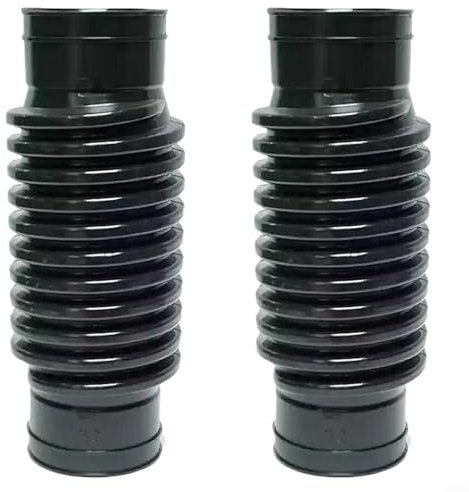Backpack Blower Hose Kit for 587555301 EBZ8500 Garden Leaf Blower Vacuum Accessory Extended Reach Improved Airflow Easy Installation Plastic Construction Black 2 Pieces