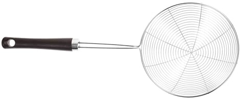 ABOOFAN Pequeña Fuga Cintura Colador de Malla de Alambre Espiral Cuchara Espumadera de Cocina Suministros de Cocina para Filtrar Pasta
