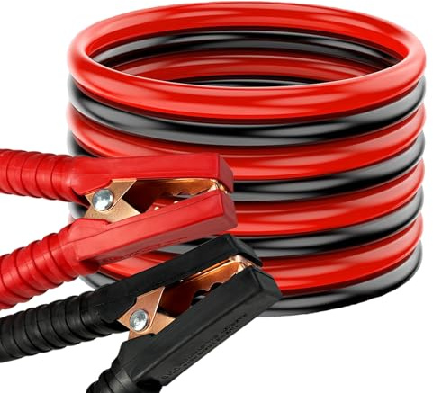 TAOBWN Câbles de démarrage pour batterie de voiture, câbles de démarrage robustes