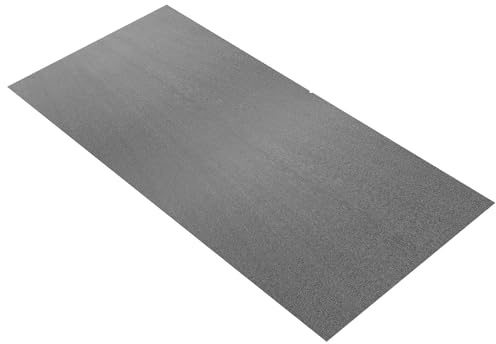 Ausla Foglio per Pavimentazione in Eva Tappetino Autoadesivo per Barca 90 X 240 Cm Tappetino in Schiuma Antiscivolo con Bordo Smussato da 6 Mm per Barca Yacht RV Grigio Scuro Nero