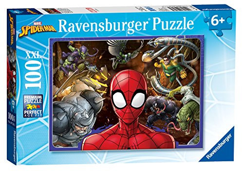 Ravensburger Marvel Spiderman Toys - 100 Piece Jigsaw Puzzle for Kids Age 6 Years +