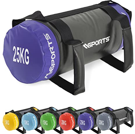 MSPORTS Power Bag Premium 5-30 kg Fitness Bag - Sandsack für Functional Fitness Gewichtssack