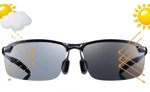 Bloomoak Occhiali da guida, occhiali di sicurezza polarizzati per la visione diurna | Guida | Riduzione del rischio | Anti-riflesso | Protezione per gli occhi UV400