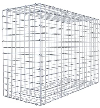 GABIONA Gabione 100 × 70 × 40 cm (L x H x T) – Steinkorb aus 4 mm Draht, Maschenweite 5 × 5 cm, C-Ring Verschluss + Gratis-Zange – ideal für Sichtschutz, Gabionenzaun, Gartenmauer und Steinkorbwand
