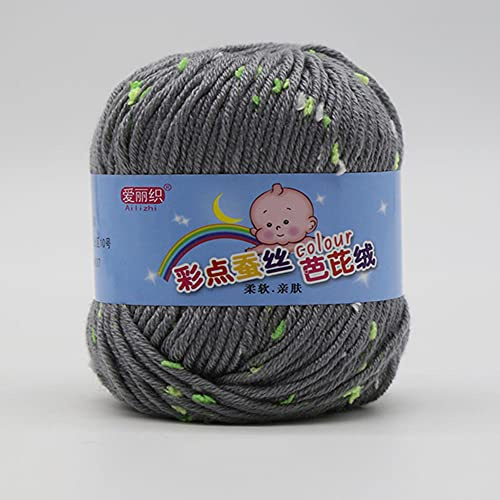 5 Stück buntes Strickgarn, Acryl, hypoallergen, superweich, Häkelgarn für Babykleidung, Pullover, Decken, Schals, Socken, 250 g