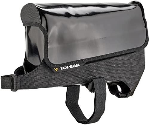 Topeak Tri DryBag Oberrohrtasche, Wasserdicht, veschweißte Nähte aus 420 und 840 Denier Nylon, Schwarz