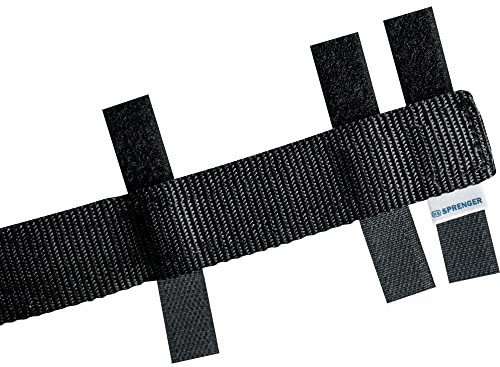 Herm Sprenger Schwarze Nylon-Abdeckung für Ultra-Plus Hundehalsband für kleine, mittelgroße und große Hunde, langlebiger Schutz für Hundetraining, Zinkenhalsband (46,5 cm))